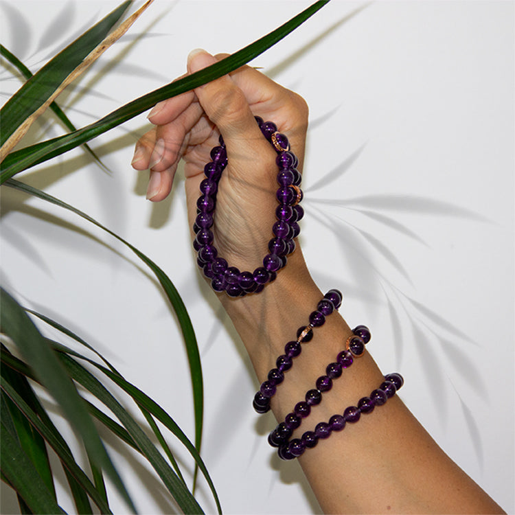 Bracciale elasticizzato in pietra lavica naturale per donna uomo all'ingrosso Bracciale elasticizzato in pietra lavica naturale per donna uomo all'ingrosso