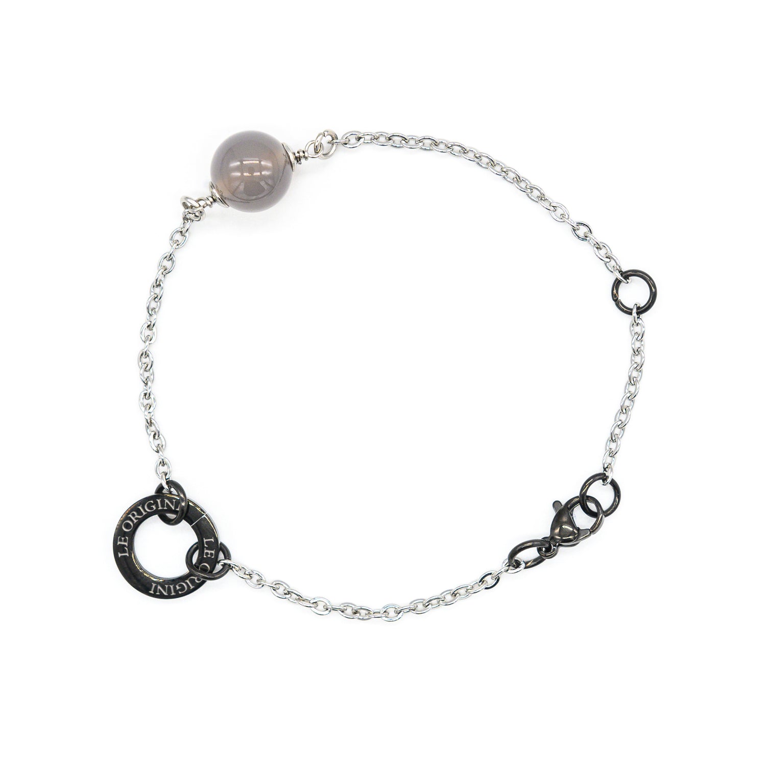 Bracciale Elastico Uomo/Donna Con Beads In Argento 925% E Pietre Dure - Palmieri Gioielli Bracciale Elastico Uomo/Donna Con Beads In Argento 925% E Pietre Dure - Palmieri Gioielli
