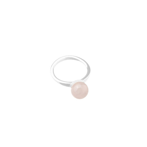 Sfera Anello Moon - Quarzo Rosa