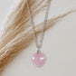 Charm Cuore Quarzo Rosa - Limited Edition