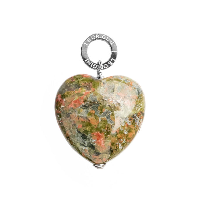 Charm Cuore Unakite