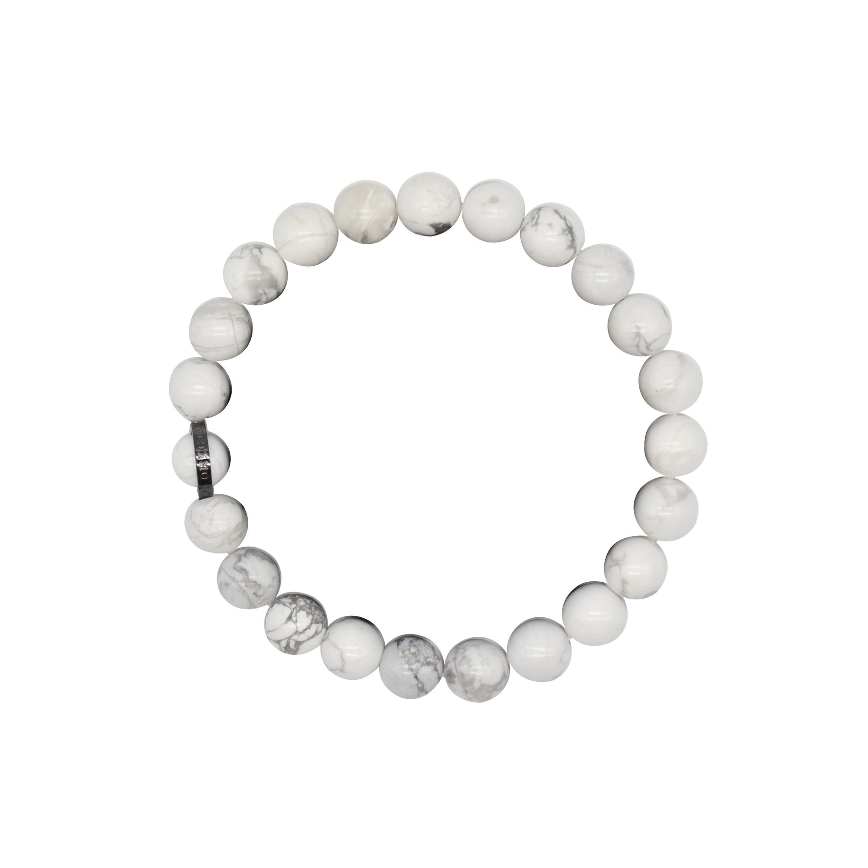 Bracciale Howlite Bianca scagliette - anna aylen