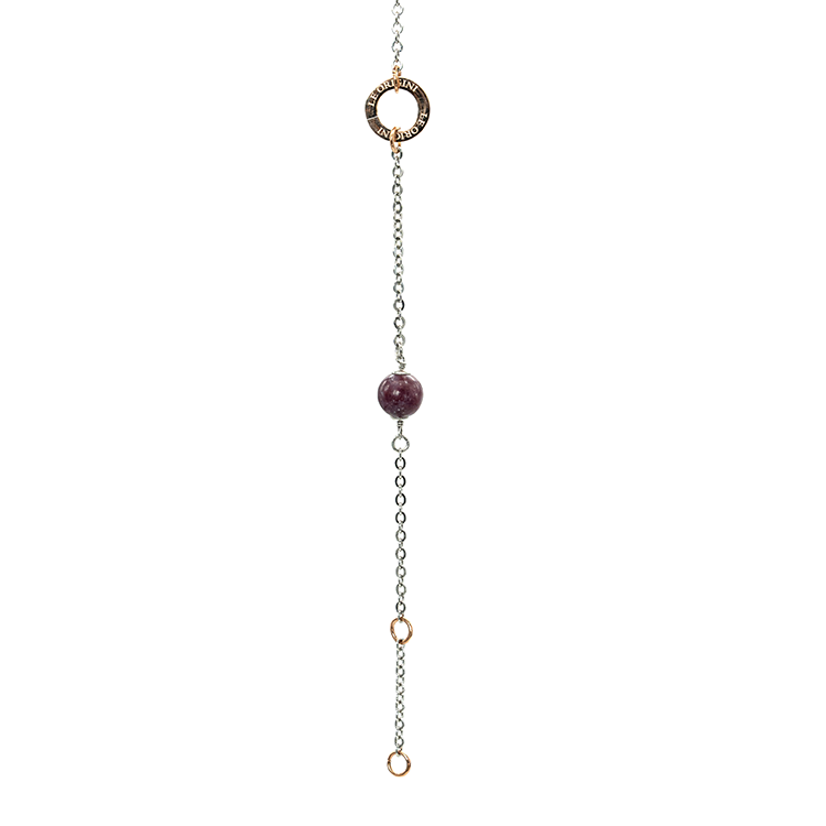 Bracciale Buddha e pietra semipreziosa - Fluorite - Italia