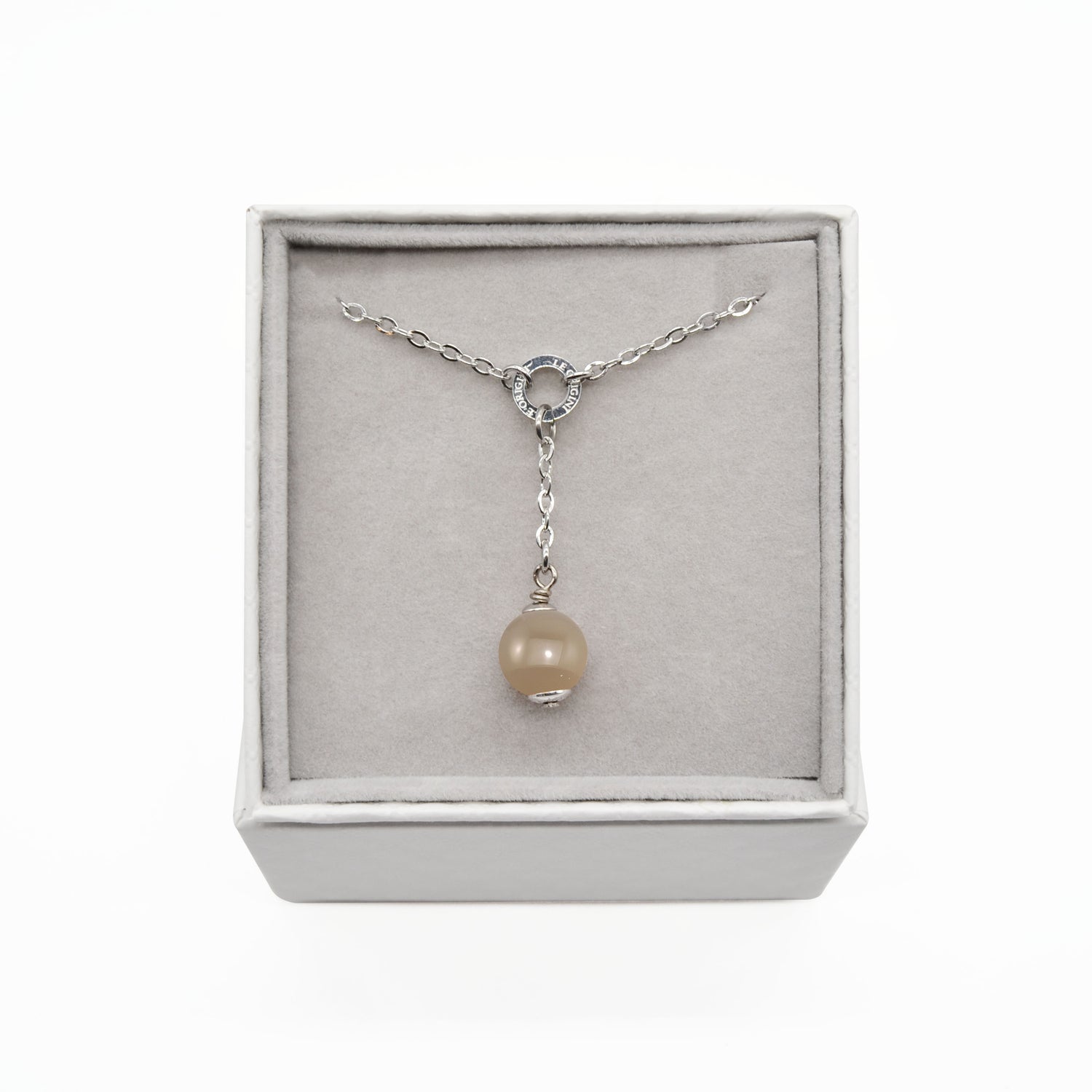 Collana Mini Zodiac + Agata Grigia