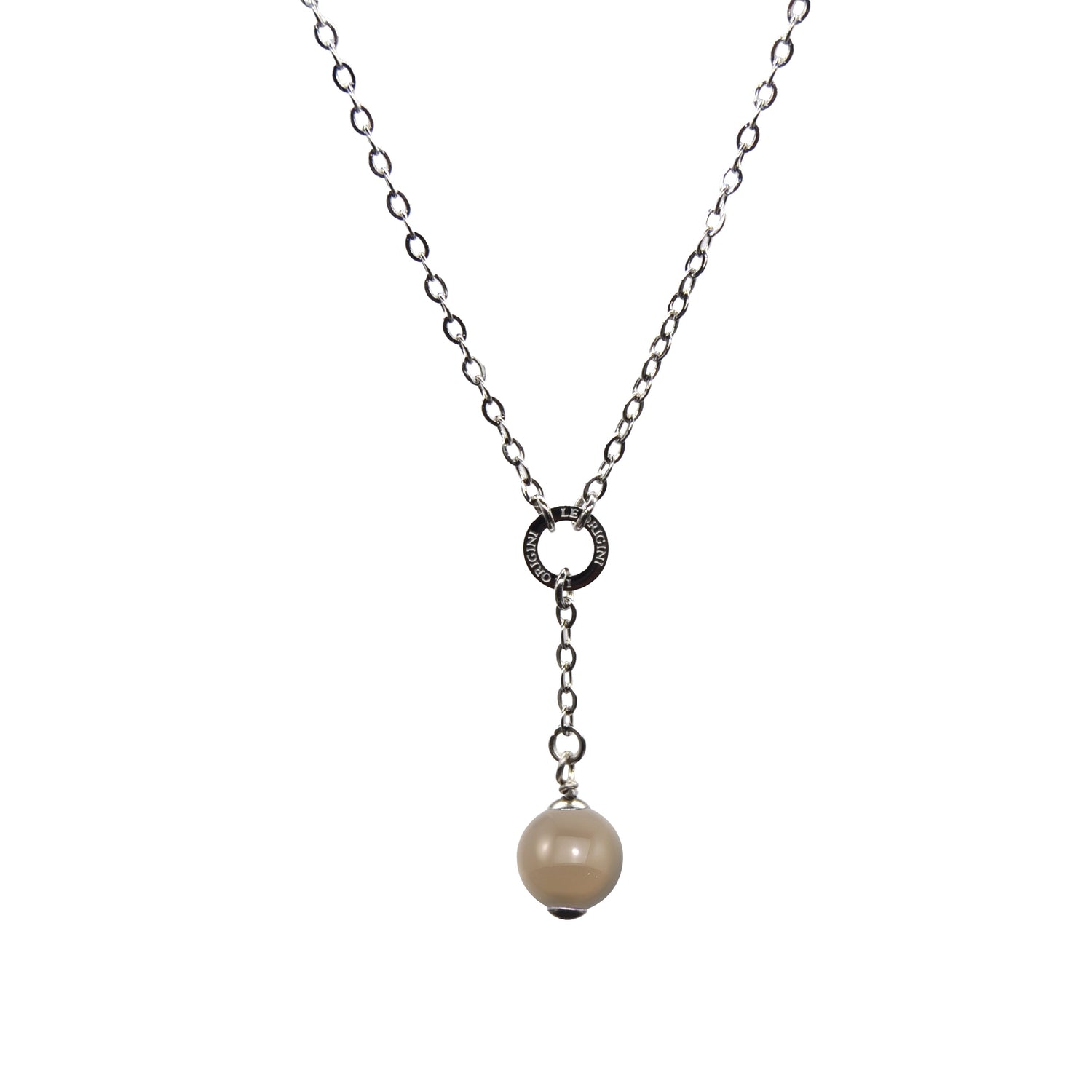 Collana Mini Zodiac + Agata Grigia