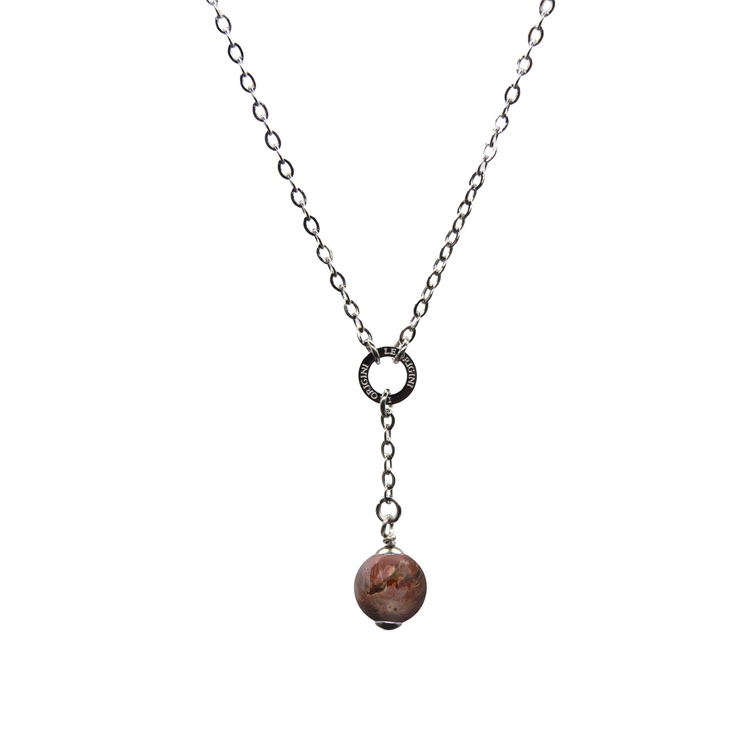 Collana Mini Zodiac + Legno Fossile