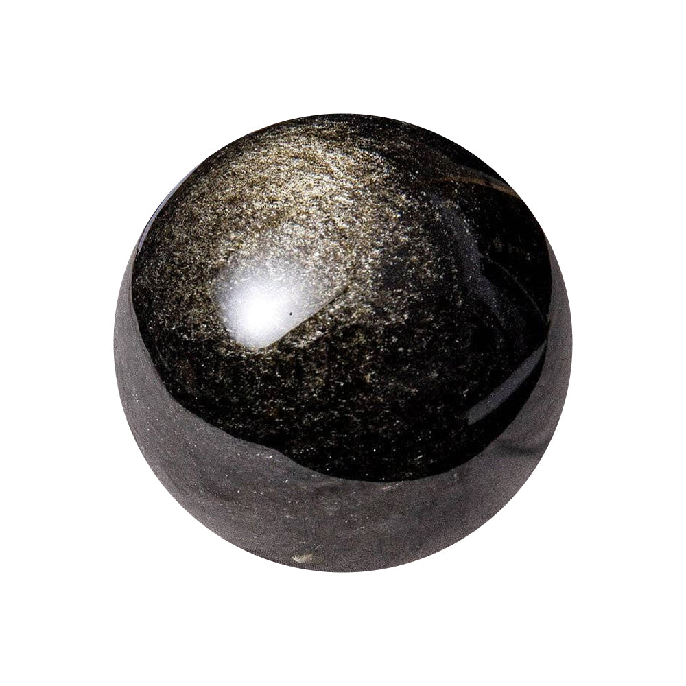 Sfera Ossidiana Golden - Moon
