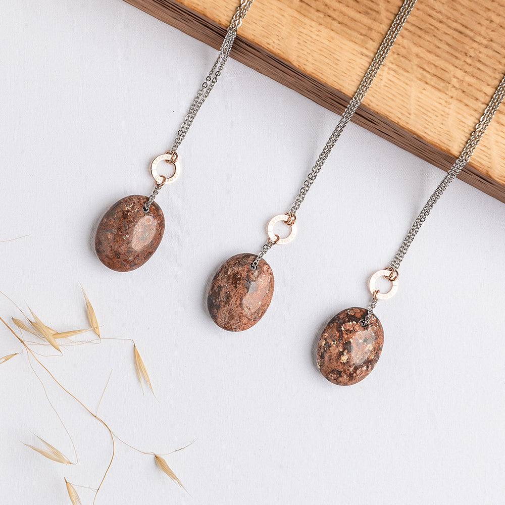 Collana Zodiac Diaspro Leopardo - Limited Edition