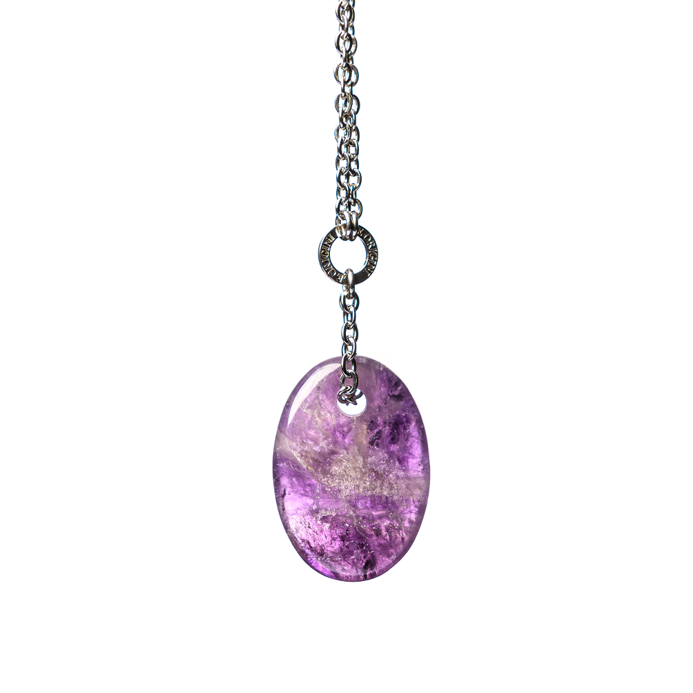 Collana Mini Zodiac Ametista - Pesci - Le Origini pietre dure pietre semipreziose, pietre naturali