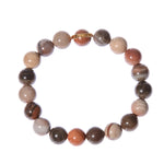 Bracciale Zodiac Legno Fossile - Le Origini pietre dure pietre semipreziose, pietre naturali