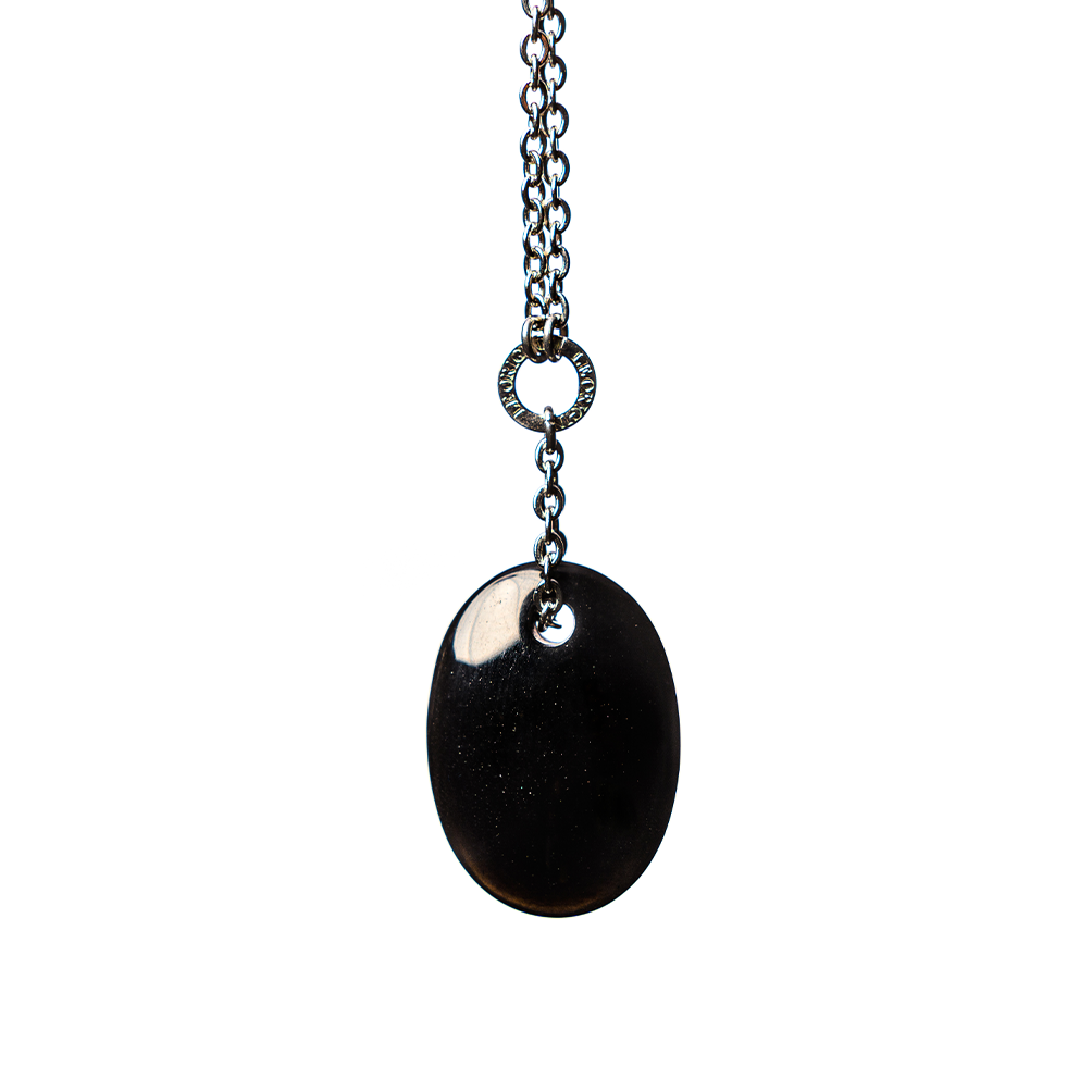 Collana Mini Zodiac Ossidiana - Scorpione - Le Origini pietre dure pietre semipreziose, pietre naturali